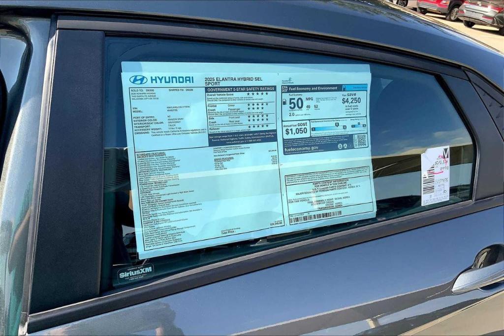 new 2025 Hyundai ELANTRA HEV car, priced at $23,472