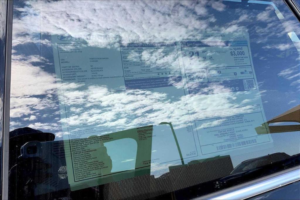 new 2025 Hyundai Palisade car, priced at $49,878