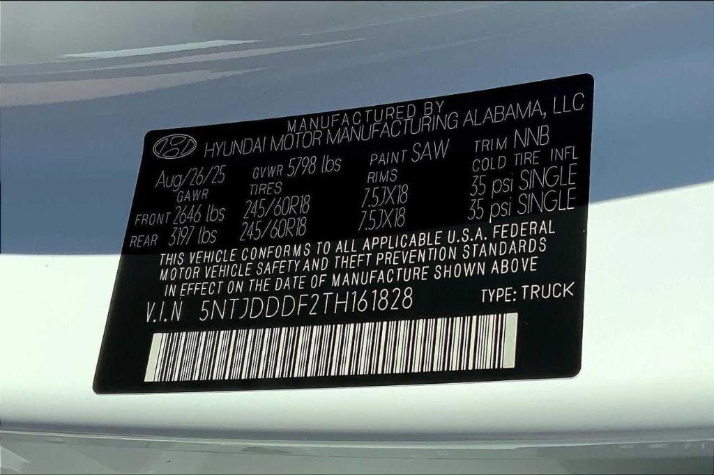 new 2026 Hyundai SANTA CRUZ car, priced at $38,773