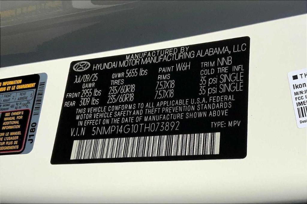 new 2026 Hyundai SANTA FE HEV car, priced at $34,835