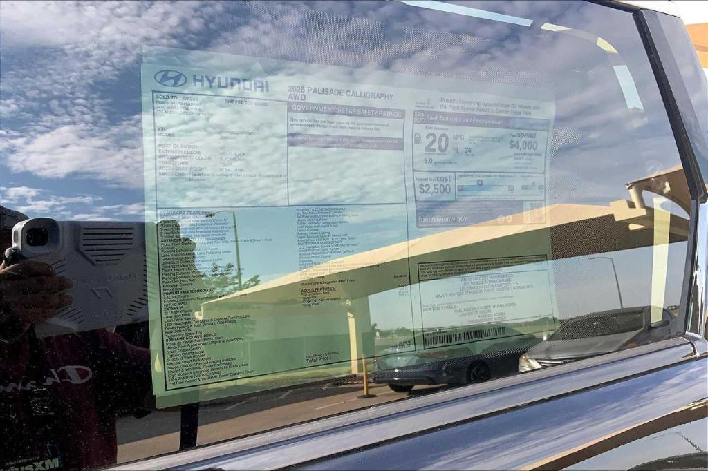 new 2026 Hyundai Palisade car, priced at $51,238