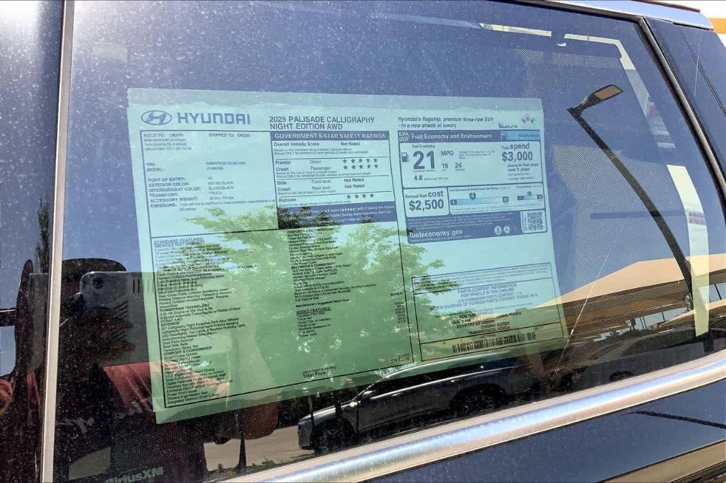 new 2025 Hyundai Palisade car, priced at $49,966