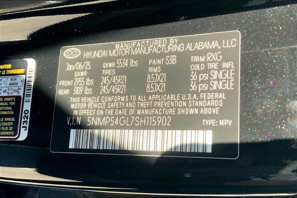 new 2025 Hyundai Santa Fe car, priced at $41,743