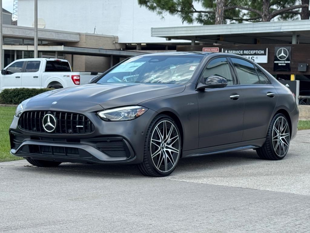 new 2025 Mercedes-Benz AMG C 43 car, priced at $75,990