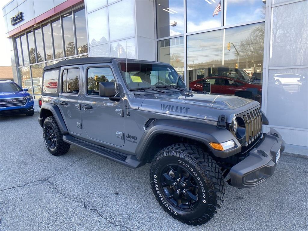 used 2022 Jeep Wrangler Unlimited car, priced at $33,524