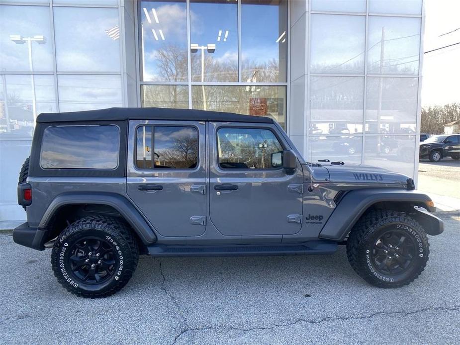 used 2022 Jeep Wrangler Unlimited car, priced at $33,524