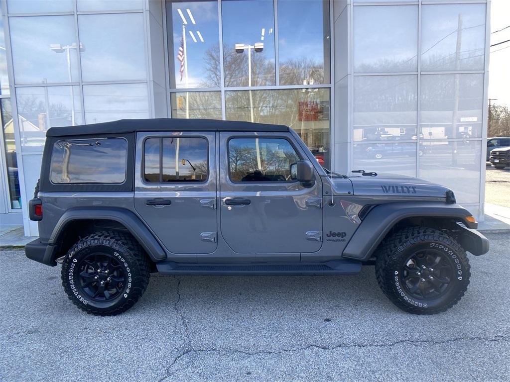 used 2022 Jeep Wrangler Unlimited car, priced at $33,524