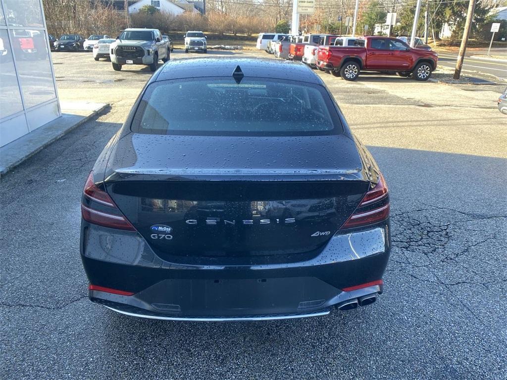 used 2023 Genesis G70 car, priced at $27,844