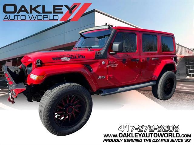 used 2020 Jeep Wrangler Unlimited car, priced at $35,000