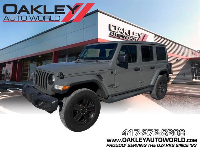 used 2021 Jeep Wrangler Unlimited car, priced at $37,346