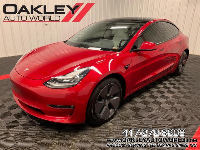 used 2021 Tesla Model 3 car, priced at $27,349