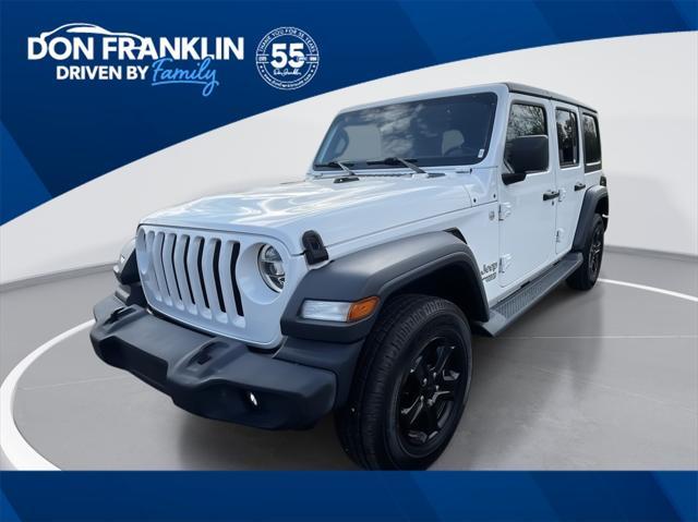 used 2021 Jeep Wrangler Unlimited car, priced at $31,400