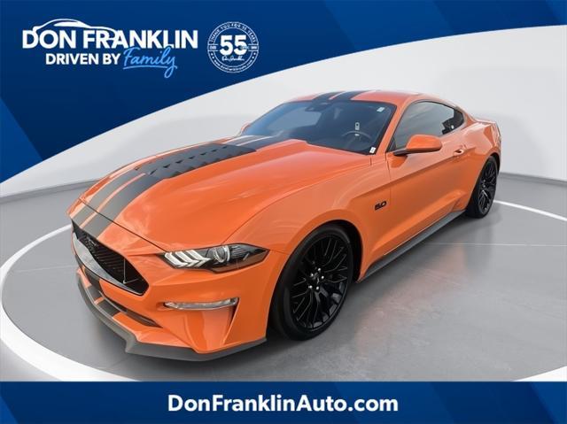 used 2021 Ford Mustang car, priced at $38,496