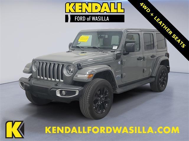 used 2021 Jeep Wrangler Unlimited 4xe car, priced at $33,988