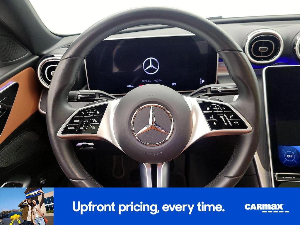 used 2024 Mercedes-Benz C-Class car, priced at $40,998