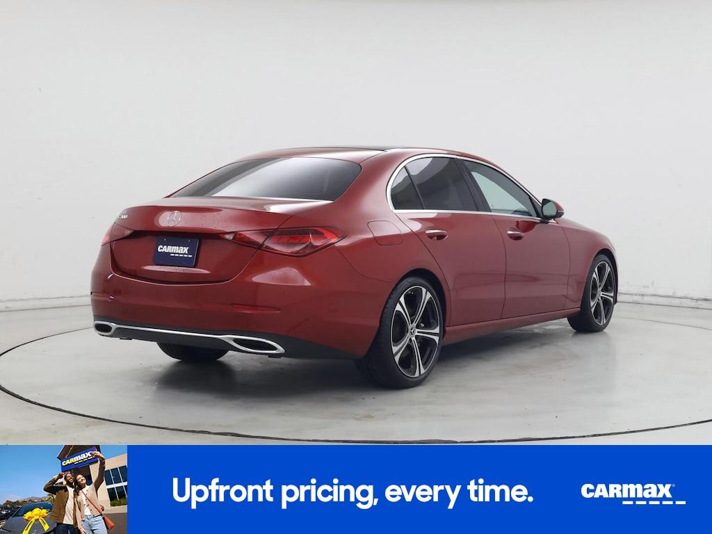 used 2022 Mercedes-Benz C-Class car, priced at $34,998