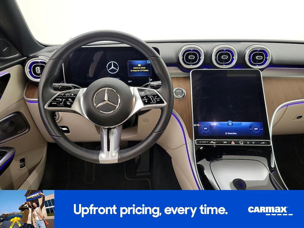 used 2022 Mercedes-Benz C-Class car, priced at $34,998