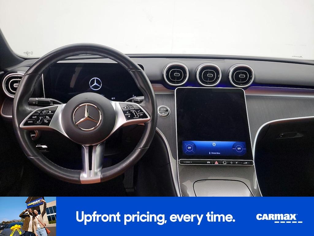 used 2022 Mercedes-Benz C-Class car, priced at $34,998