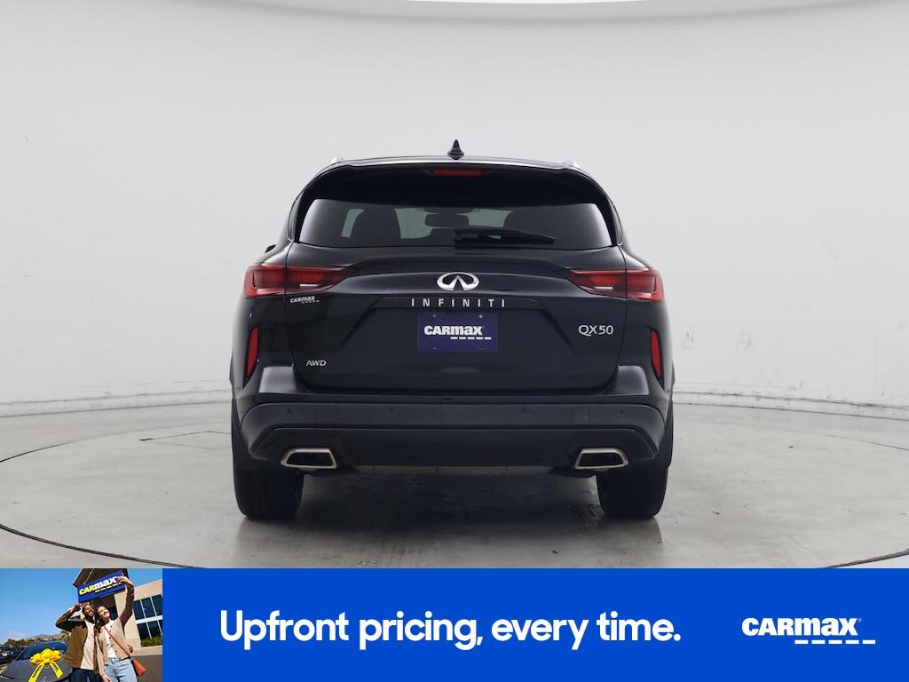 used 2022 INFINITI QX50 car, priced at $28,998