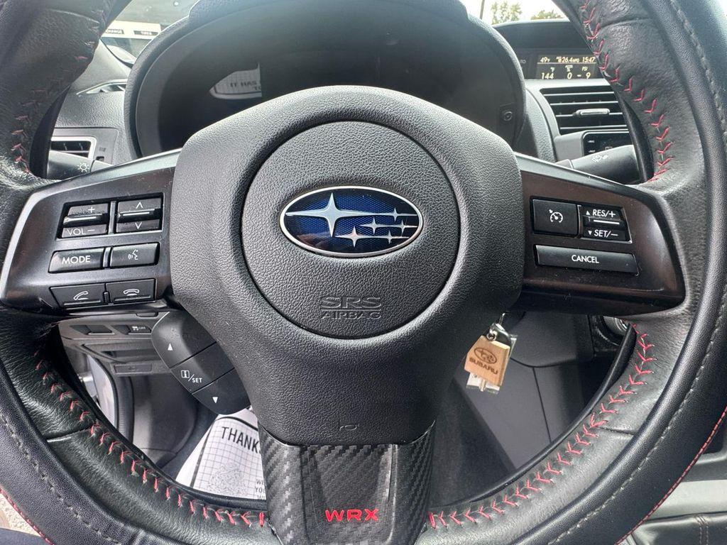 used 2015 Subaru WRX car, priced at $12,900