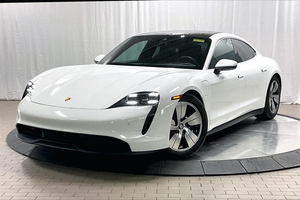 used 2020 Porsche Taycan car, priced at $71,500