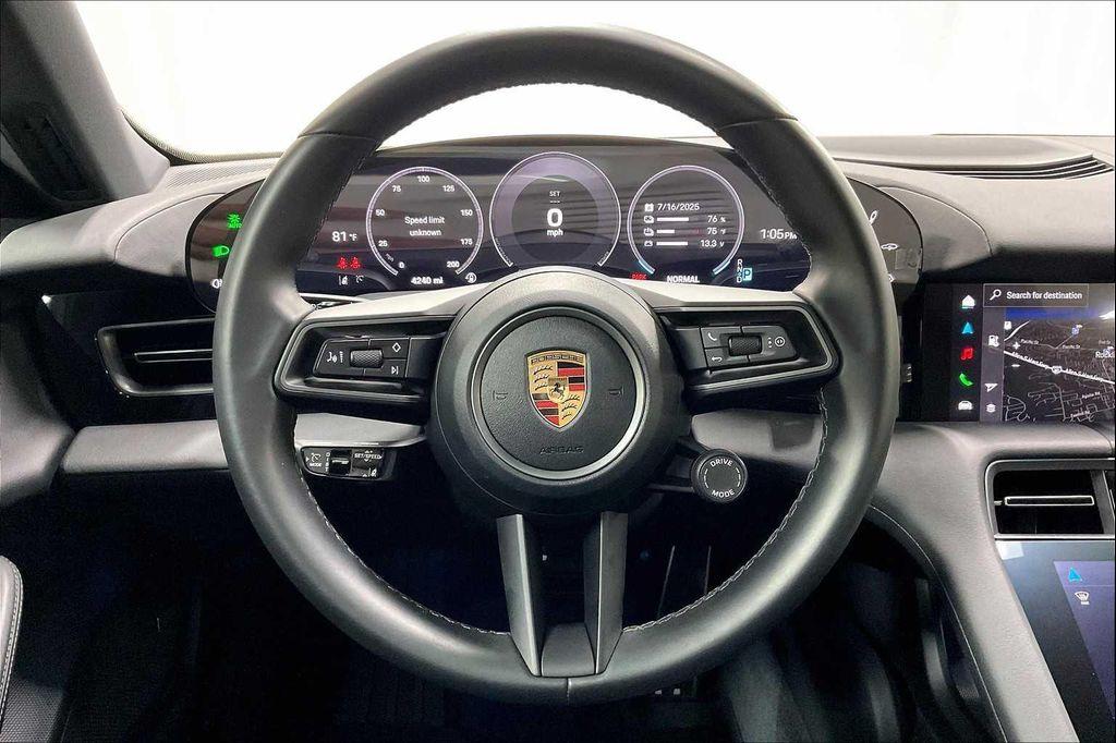 used 2025 Porsche Taycan car, priced at $124,488