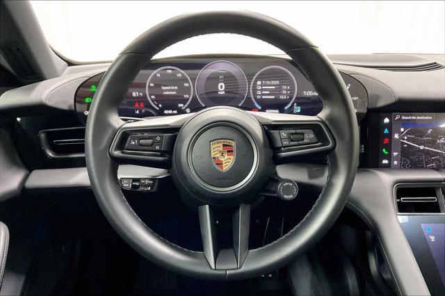 used 2025 Porsche Taycan car, priced at $128,888