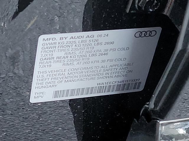 new 2024 Audi Q3 car, priced at $48,225