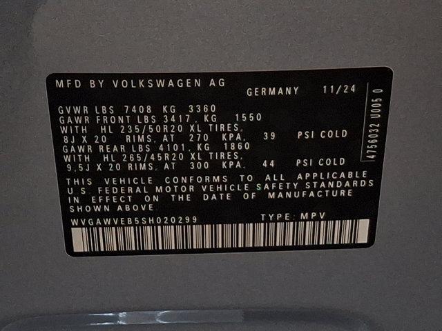 new 2025 Volkswagen ID. Buzz car, priced at $62,342