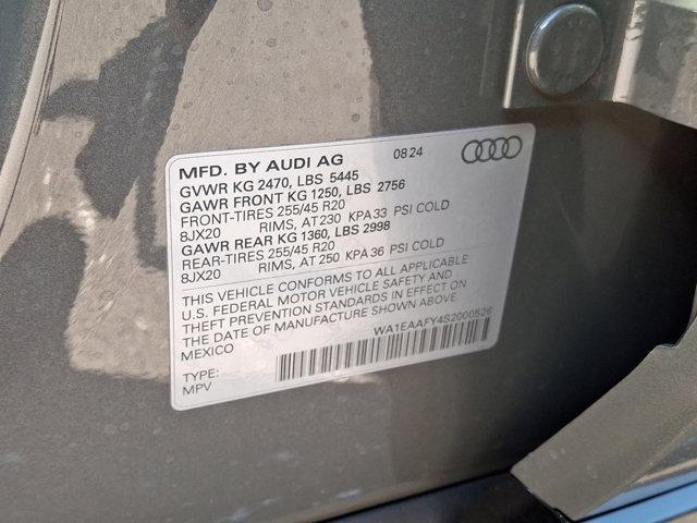 new 2025 Audi Q5 car, priced at $60,200