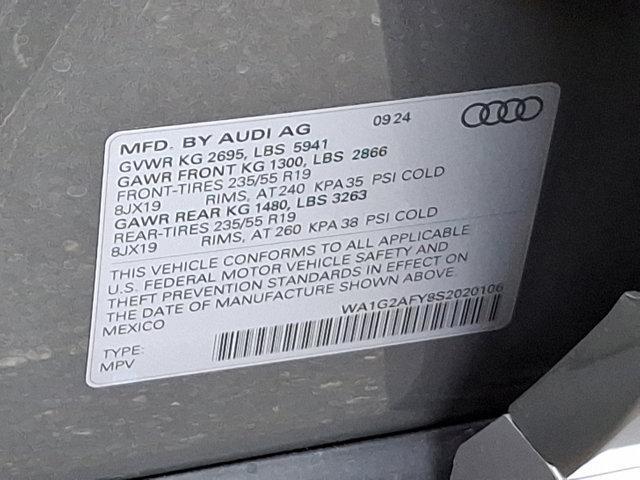 new 2025 Audi Q5 car, priced at $62,475