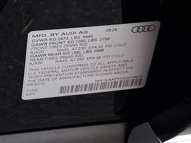 new 2025 Audi Q5 car, priced at $56,930