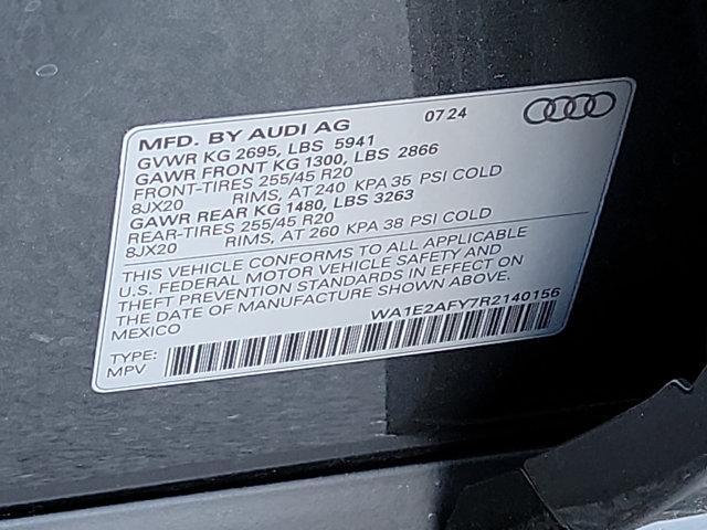 new 2024 Audi Q5 e car, priced at $68,885