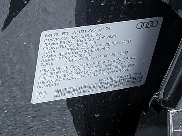 new 2024 Audi Q3 car, priced at $47,590