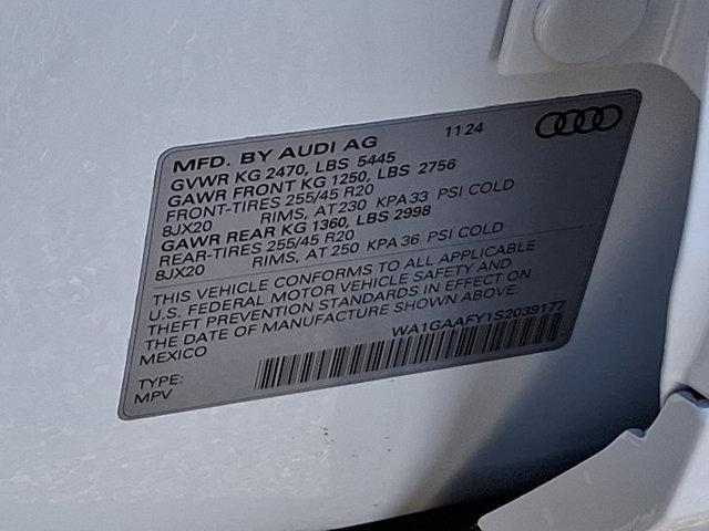 new 2025 Audi Q5 car, priced at $52,745