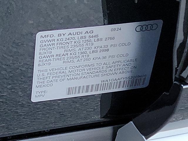 new 2025 Audi Q5 car, priced at $52,480