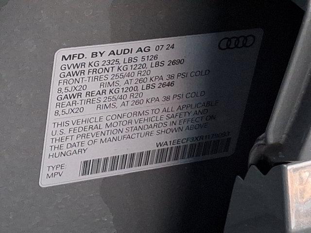 new 2024 Audi Q3 car, priced at $47,835