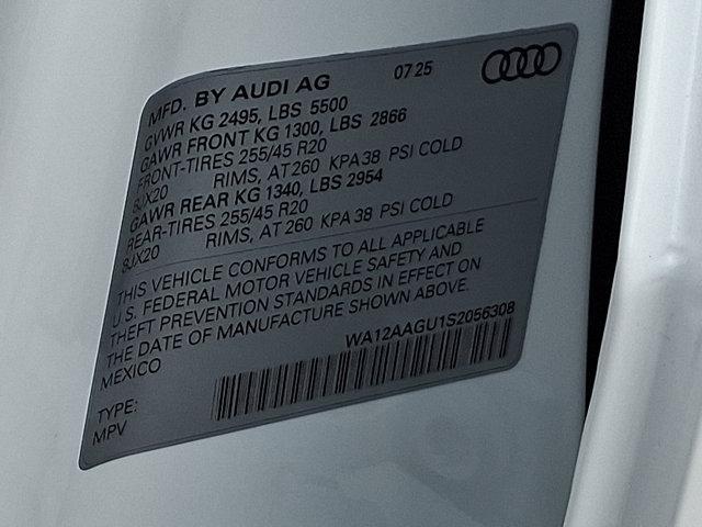 new 2025 Audi Q5 car, priced at $60,835