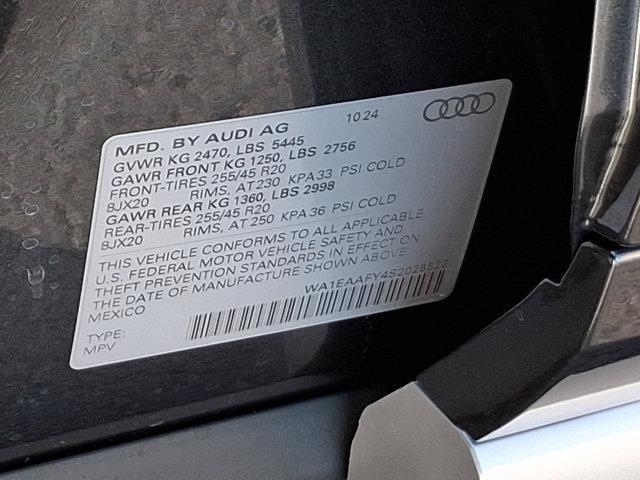 new 2025 Audi Q5 car, priced at $58,085