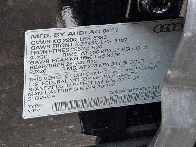 new 2025 Audi Q7 car, priced at $66,500