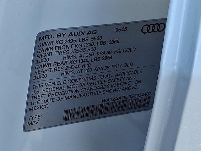 new 2025 Audi Q5 car, priced at $60,440