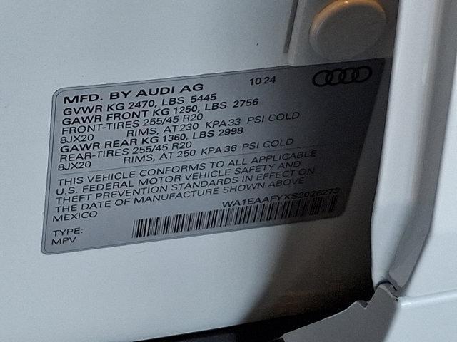 new 2025 Audi Q5 car, priced at $60,200