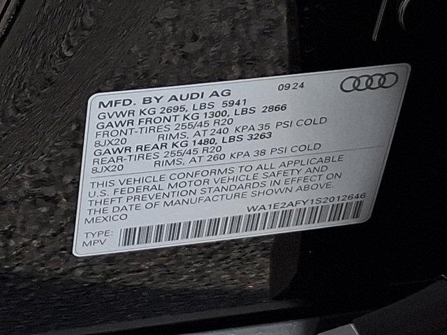 new 2025 Audi Q5 car, priced at $67,575