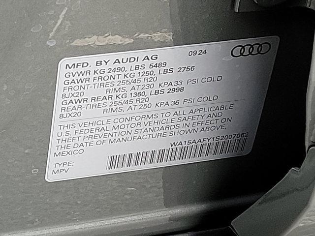 new 2025 Audi Q5 car, priced at $62,980