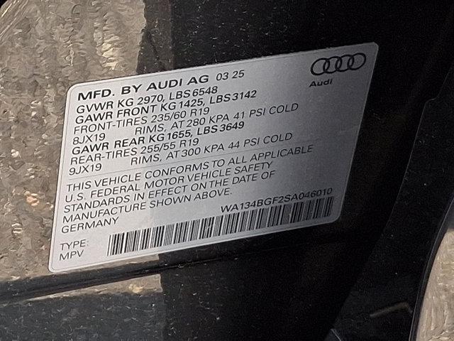 new 2025 Audi Q6 e-tron car, priced at $76,425