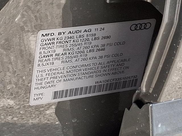 new 2025 Audi Q3 car, priced at $46,110