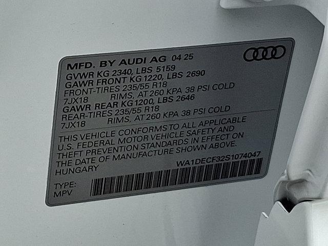 new 2025 Audi Q3 car, priced at $43,715