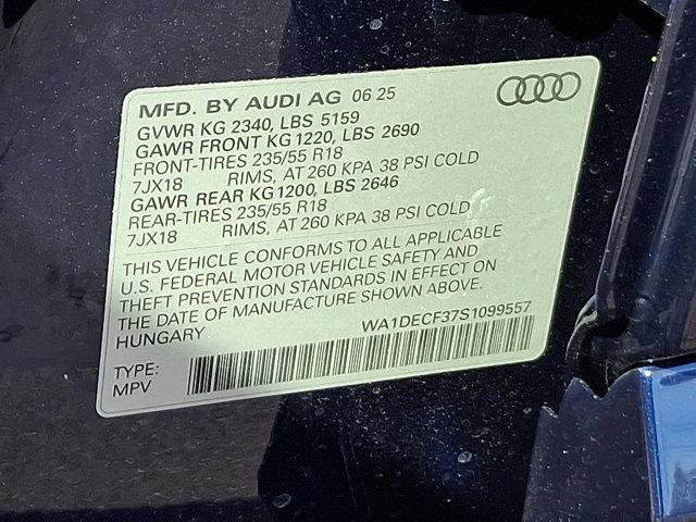 new 2025 Audi Q3 car, priced at $44,060