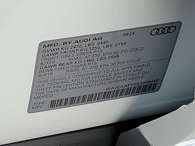 new 2025 Audi Q5 car, priced at $57,235