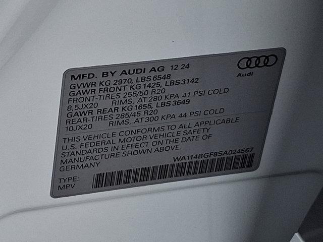 new 2025 Audi Q6 e-tron car, priced at $72,560